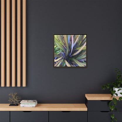 Radiant Leaves - Unique Stretched Canvas Wall Art - Art By Earth
