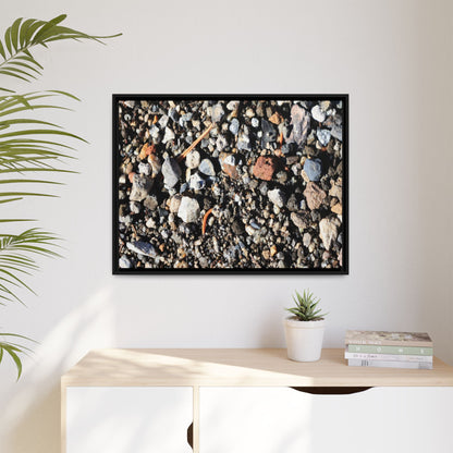 Stones and Soil - Unique Stretched Canvas Wall Art