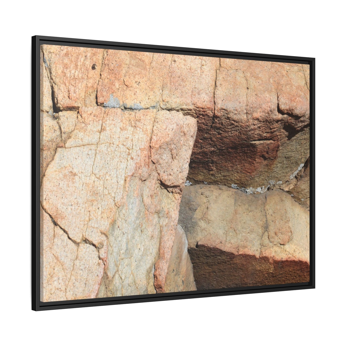 Fractured Stone - Unique Stretched Canvas Wall Art - Art By Earth