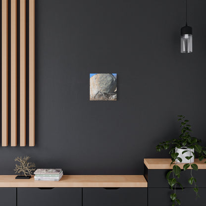Boulder's Solitude - Unique Stretched Canvas Wall Art - Art By Earth