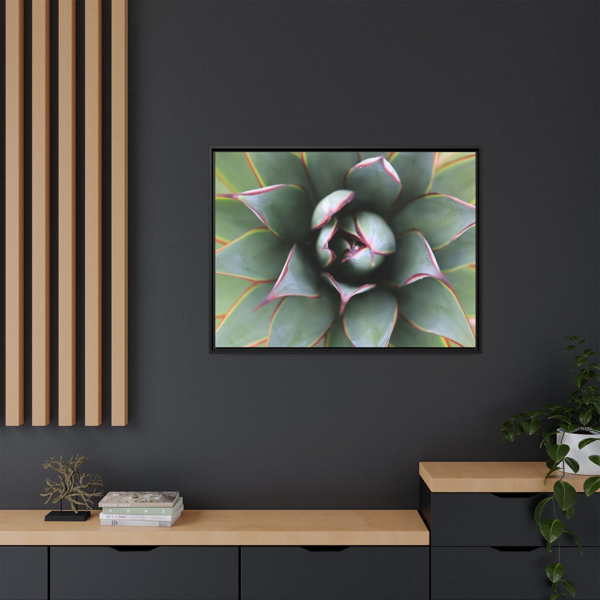 Spiky Elegance - Unique Stretched Canvas Wall Art - Art By Earth