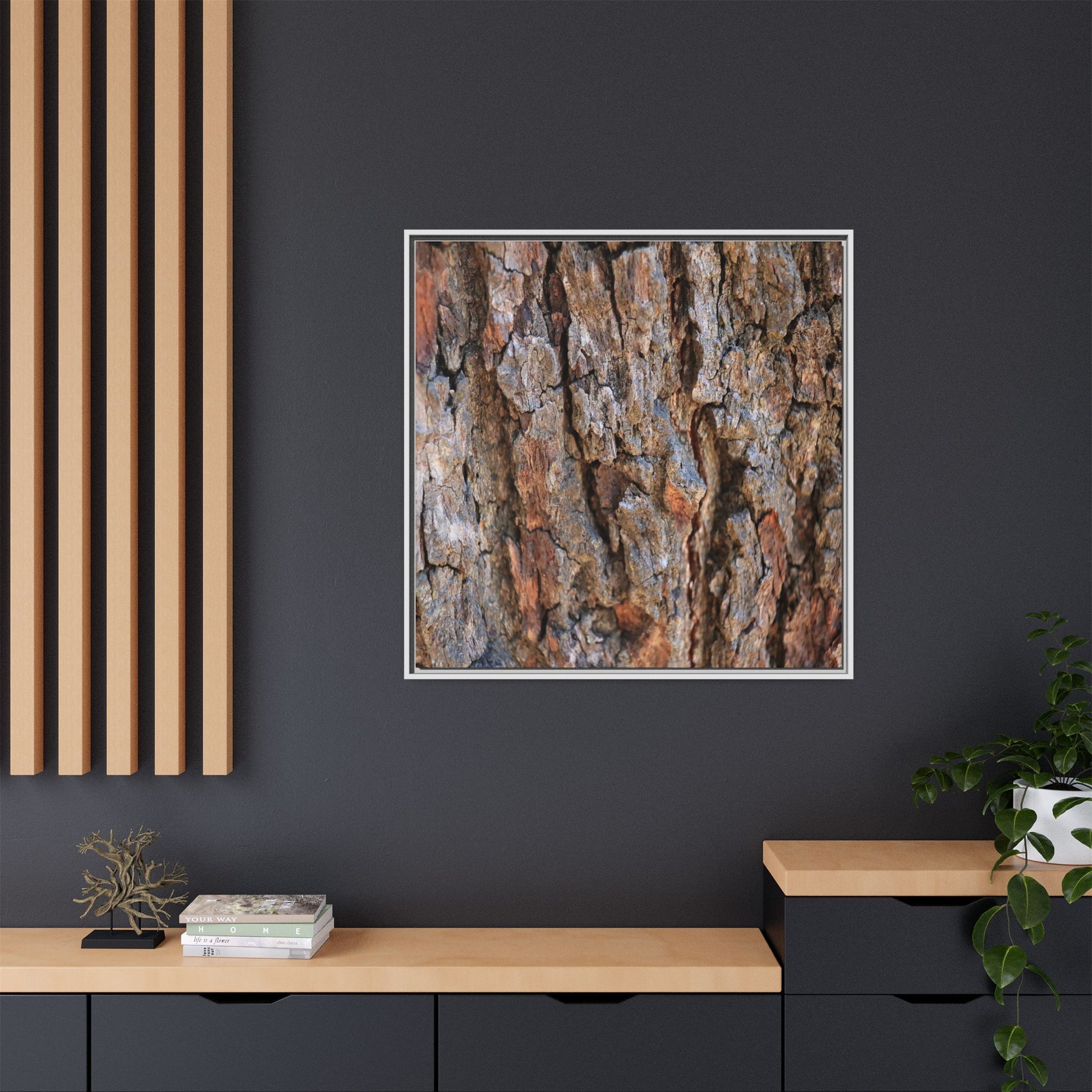 Craggy Textures - Unique Stretched Canvas Wall Art - Art By Earth