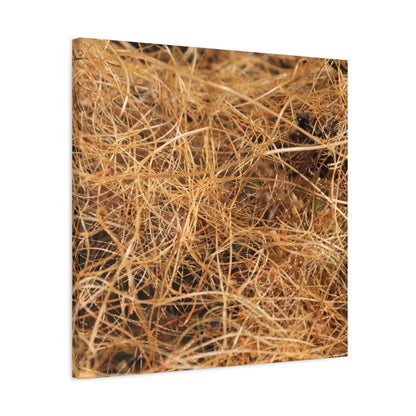 Dry Grass - Unique Frameless Canvas Wall Art - Art By Earth