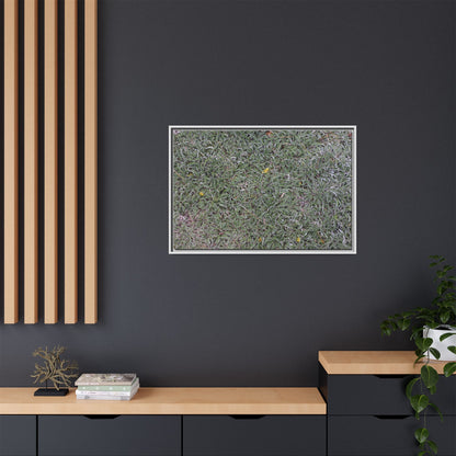 Grassy Texture - Unique Stretched Canvas Wall Art - Art By Earth