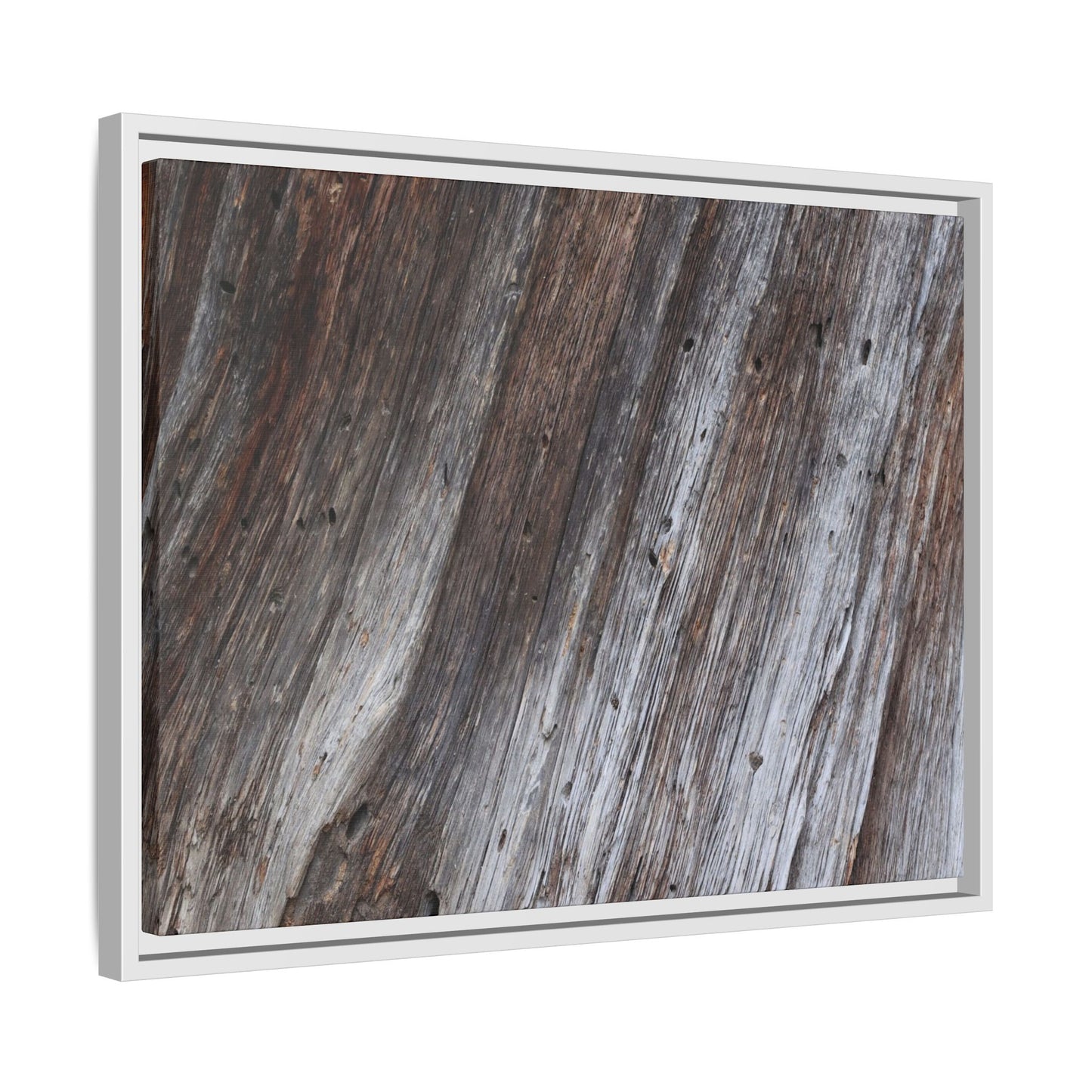 Aged Timber Texture - Unique Stretched Canvas Wall Art - Art By Earth