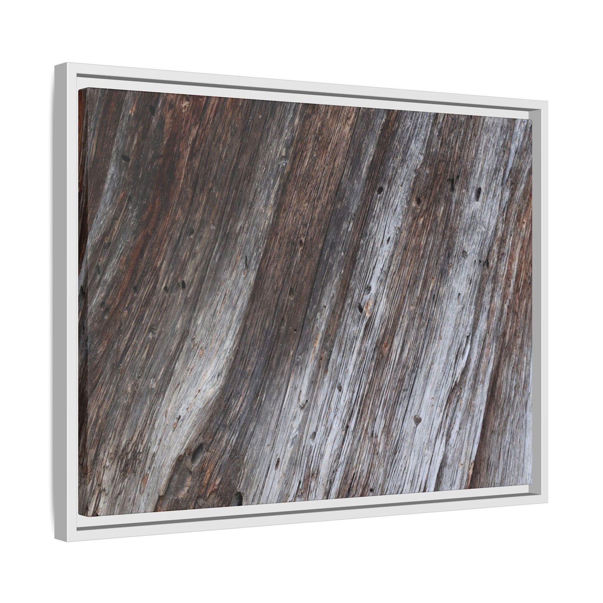 Aged Timber Texture - Unique Stretched Canvas Wall Art - Art By Earth