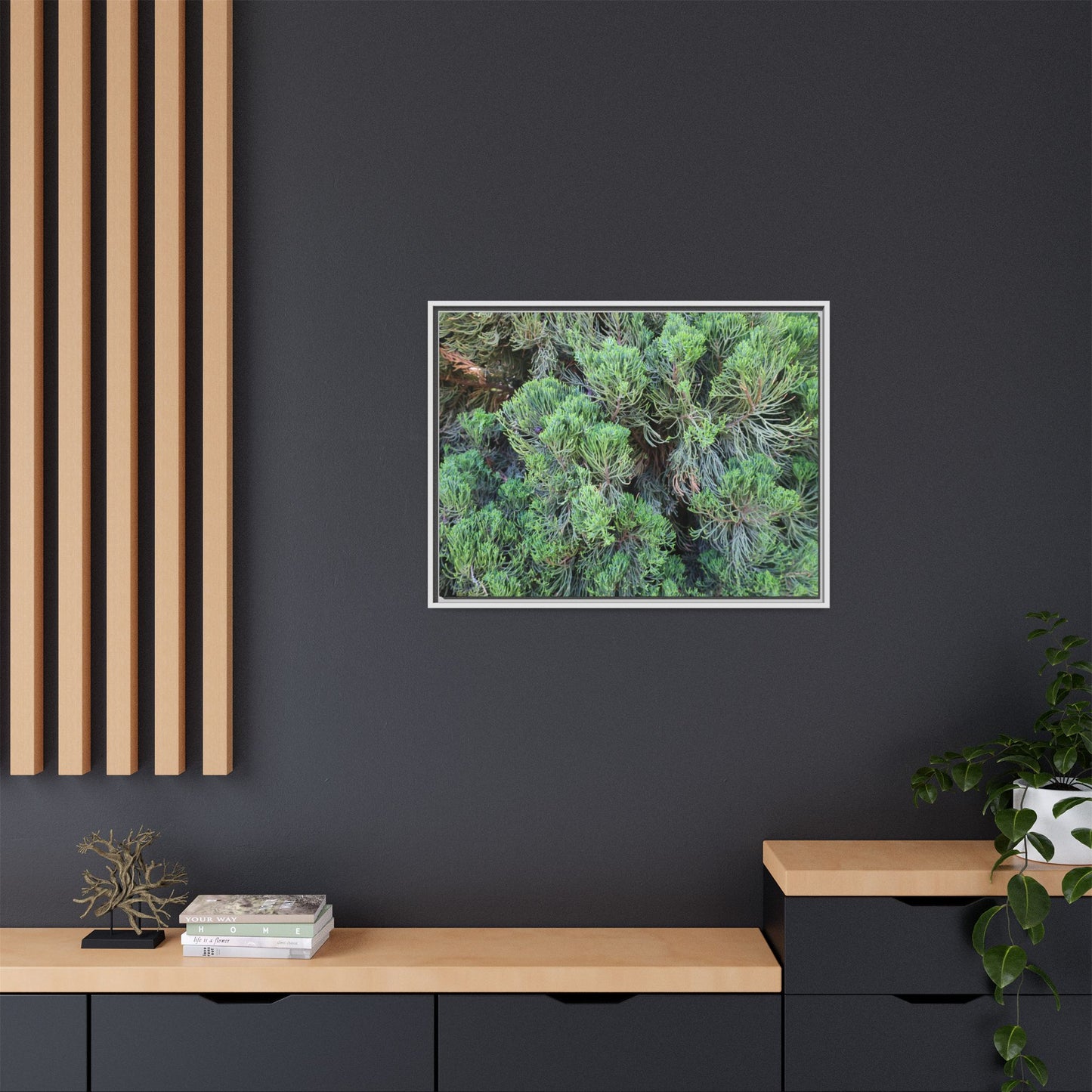 Verdant Whispers - Unique Stretched Canvas Wall Art - Art By Earth