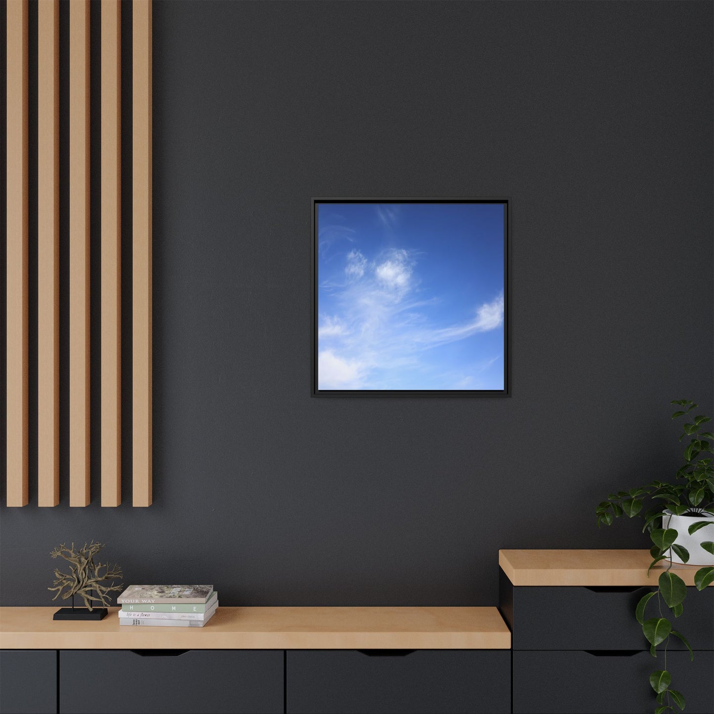 Blue Serenity - Unique Stretched Canvas Wall Art - Art By Earth