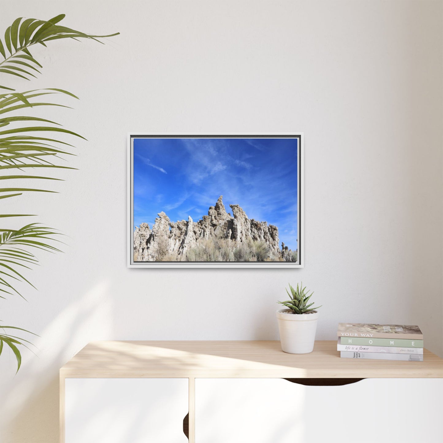 Frozen Sentinels - Unique Stretched Canvas Wall Art