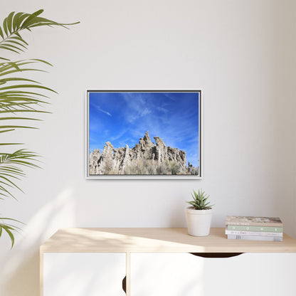 Frozen Sentinels - Unique Stretched Canvas Wall Art