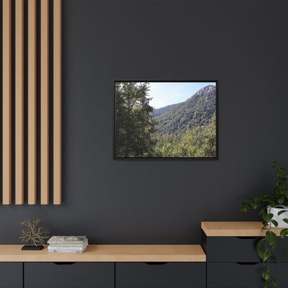 Mountain Valley Forest - Unique Stretched Canvas Wall Art