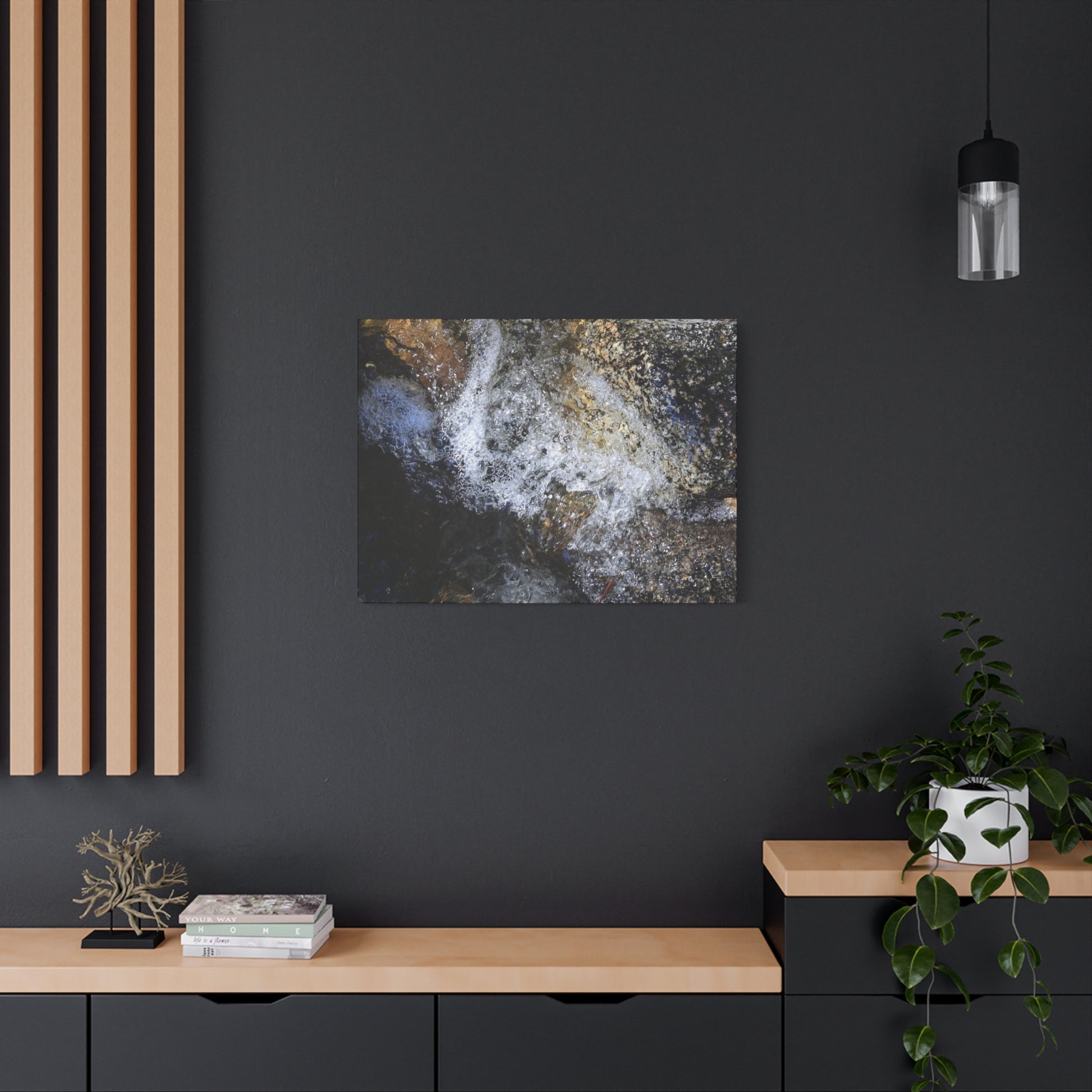 Liquid Stone - Unique Frameless Canvas Wall Art - Art By Earth