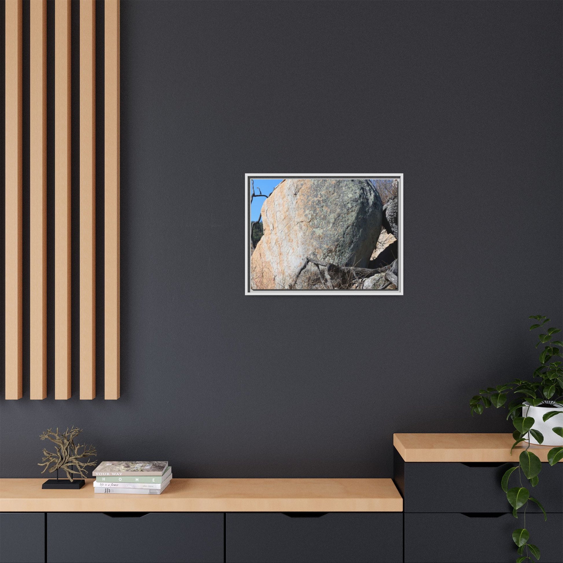 Stony Sentinel - Unique Stretched Canvas Wall Art - Art By Earth