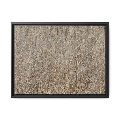 Dry Straw Symphony - Unique Stretched Canvas Wall Art - Art By Earth