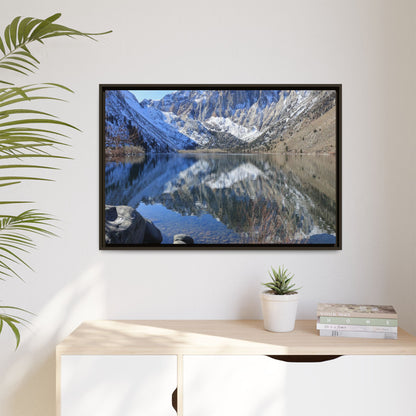 Reflections of Stillness - Unique Stretched Canvas Wall Art