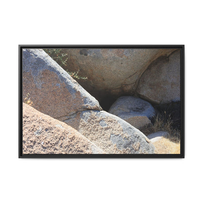 Boulder Shelter - Unique Stretched Canvas Wall Art