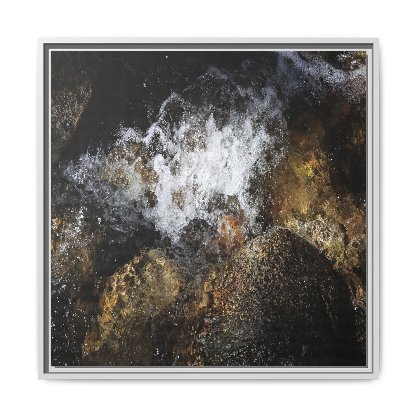 Cascading Momentum - Unique Stretched Canvas Wall Art - Art By Earth