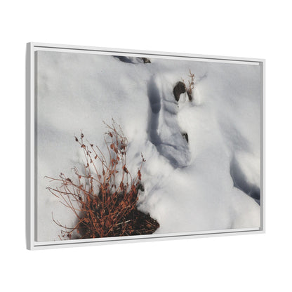 Frostbound Whispers - Unique Stretched Canvas Wall Art