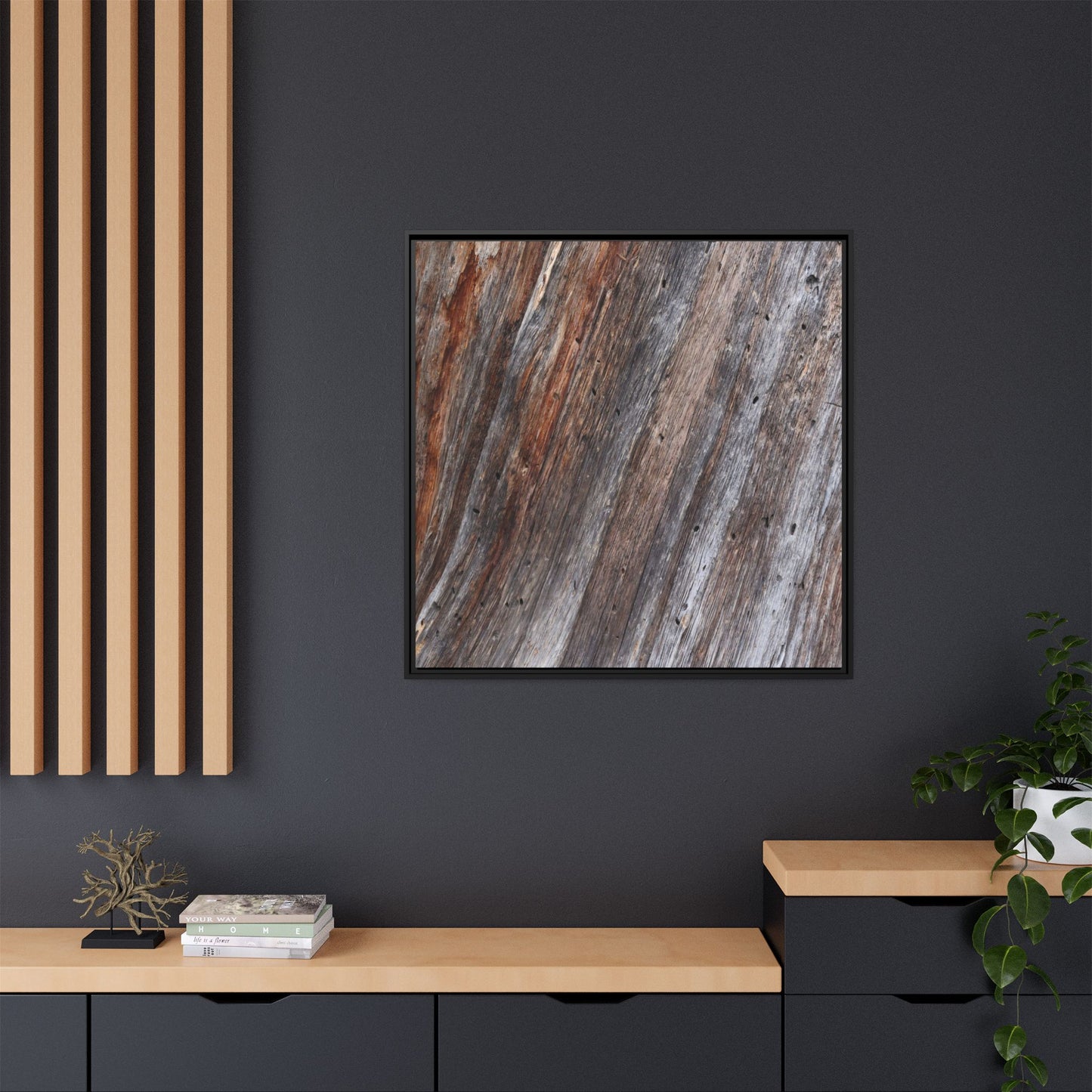 Rustic Floor - Unique Stretched Canvas Wall Art - Art By Earth