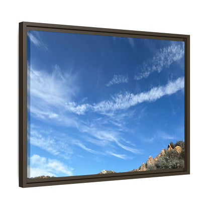 Arid Landscape with Rocky Outcrops - Unique Stretched Canvas Wall Art