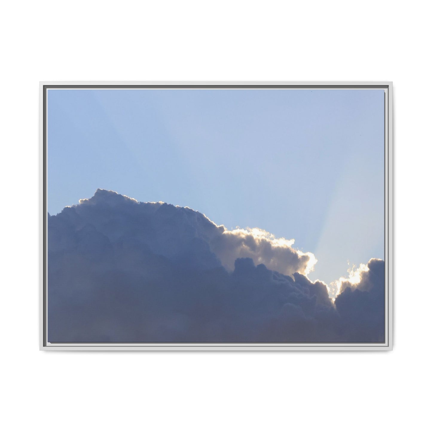 Cloud Divide - Unique Stretched Canvas Wall Art - Art By Earth