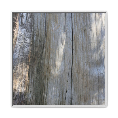 Cracked Timber Texture - Unique Stretched Canvas Wall Art