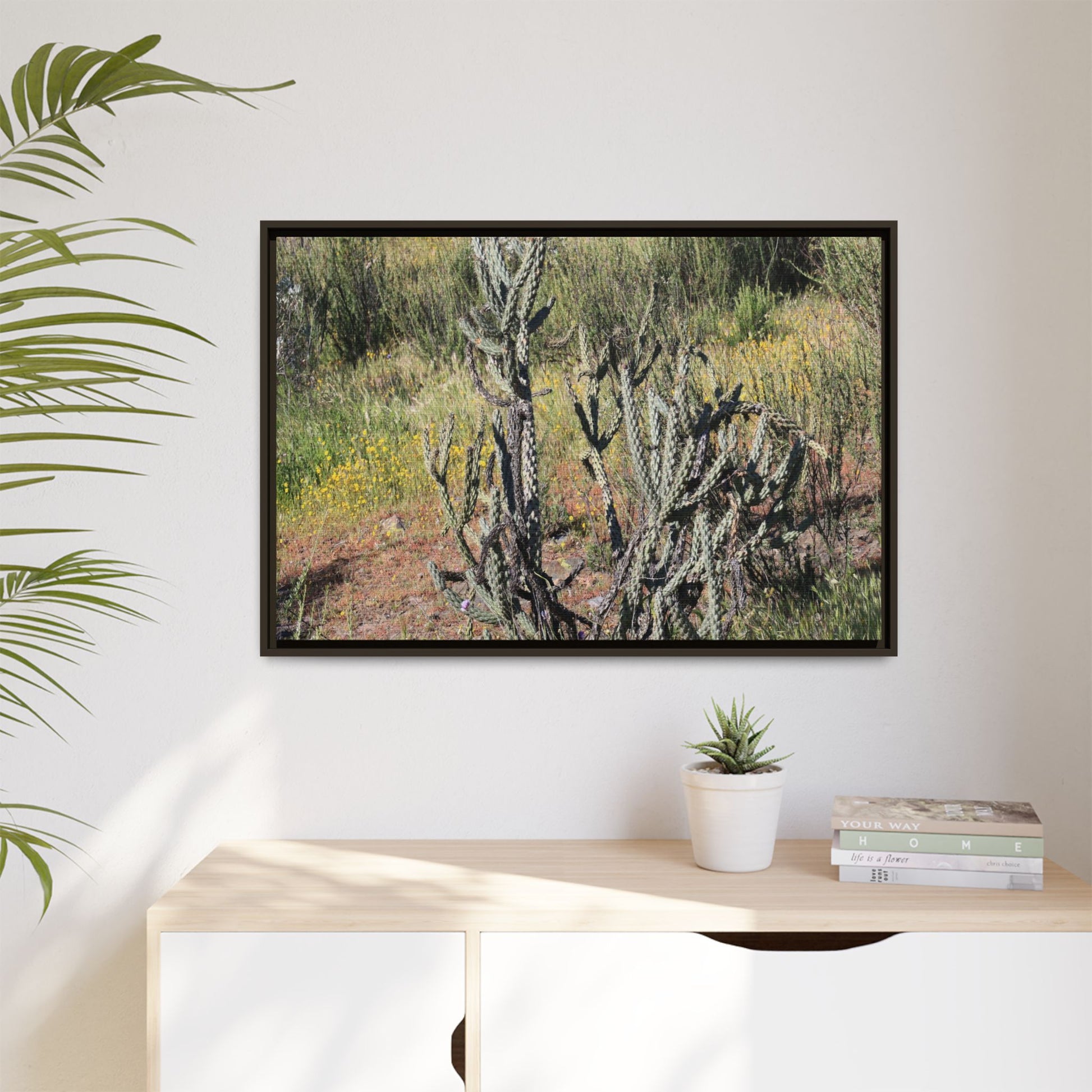 Wildflower Meadow - Unique Stretched Canvas Wall Art - Art By Earth