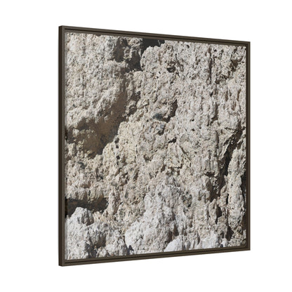 Weathered Stone Whispers - Unique Stretched Canvas Wall Art