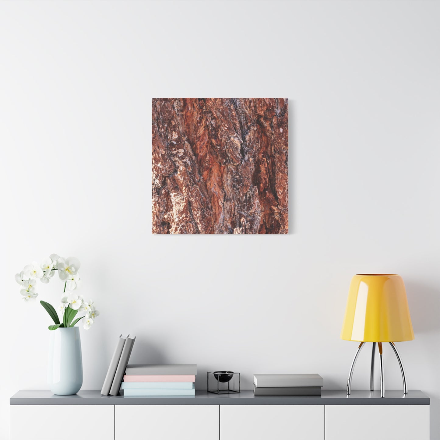 Rust and Ridges - Unique Frameless Canvas Wall Art