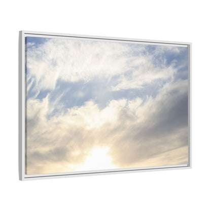 Sky's Ethereal Whisper - Unique Stretched Canvas Wall Art - Art By Earth