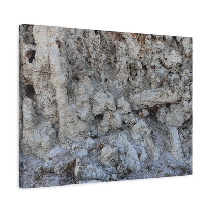Cracked Earth Whispers - Unique Frameless Canvas Wall Art