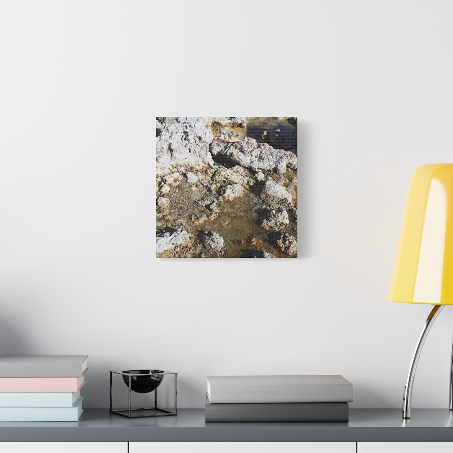Weathered Stone Symphony - Unique Frameless Canvas Wall Art