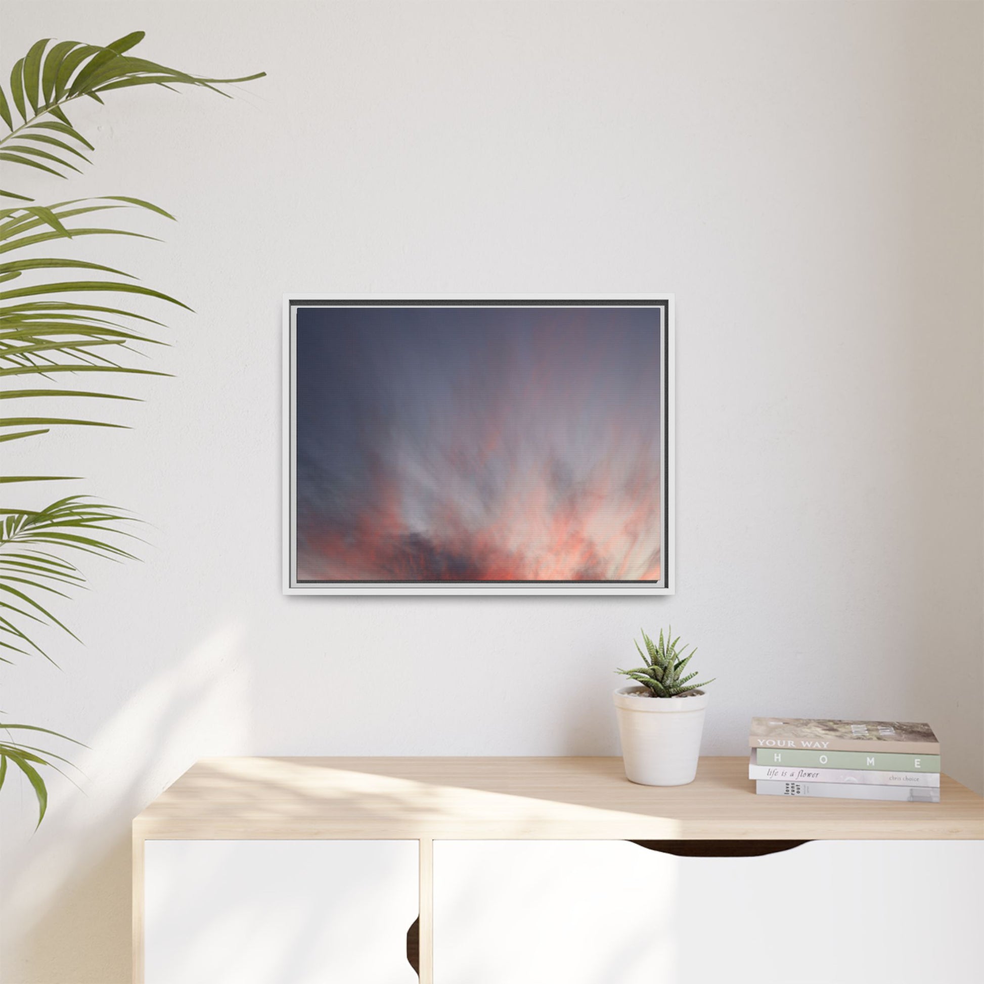 Celestial Blaze - Unique Stretched Canvas Wall Art - Art By Earth