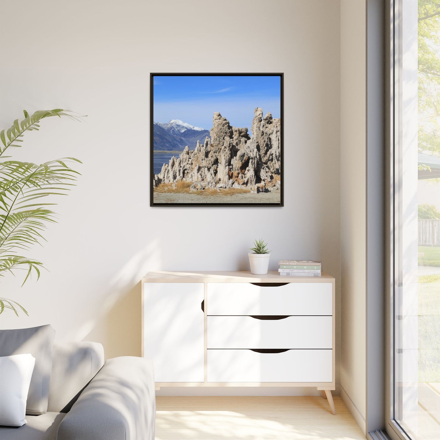 Mono Lake Tufa - Unique Stretched Canvas Wall Art