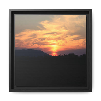 Gilded Horizon - Unique Stretched Canvas Wall Art - Art By Earth