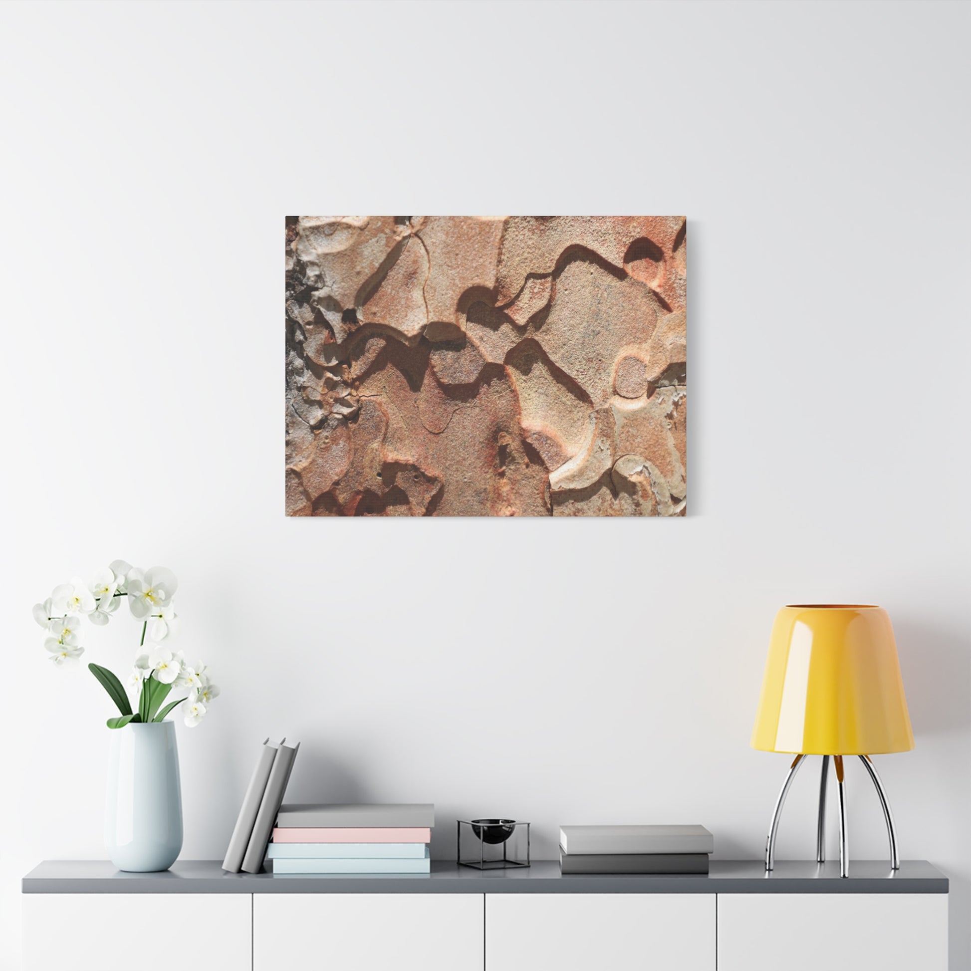 Terracotta Echoes - Unique Frameless Canvas Wall Art - Art By Earth