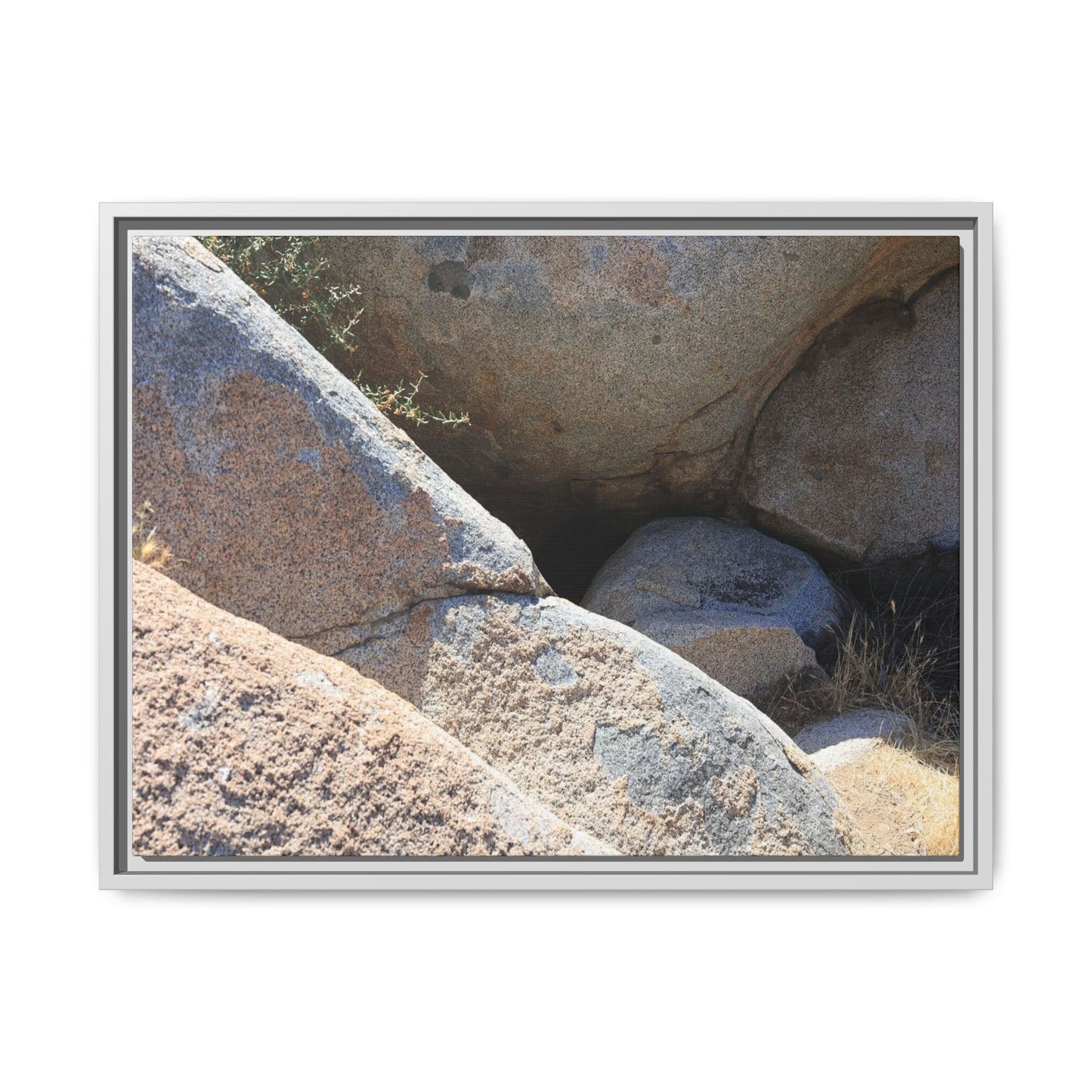 Boulder Shelter - Unique Stretched Canvas Wall Art
