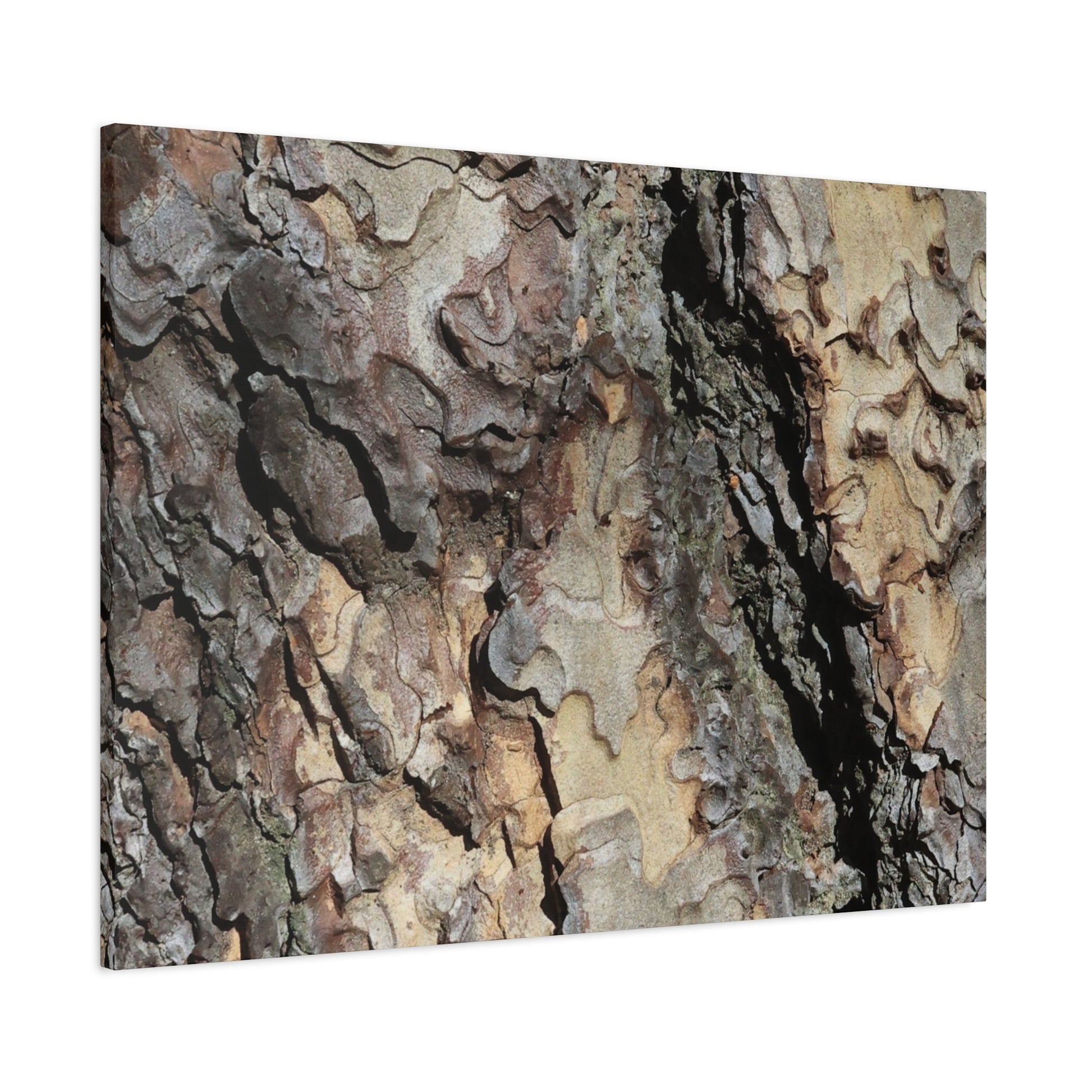 Wooden Labyrinth - Unique Frameless Canvas Wall Art - Art By Earth