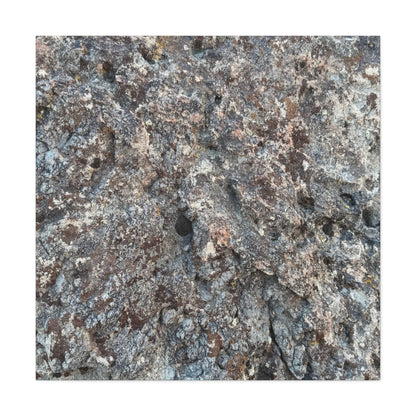 Rust and Granite - Unique Frameless Canvas Wall Art