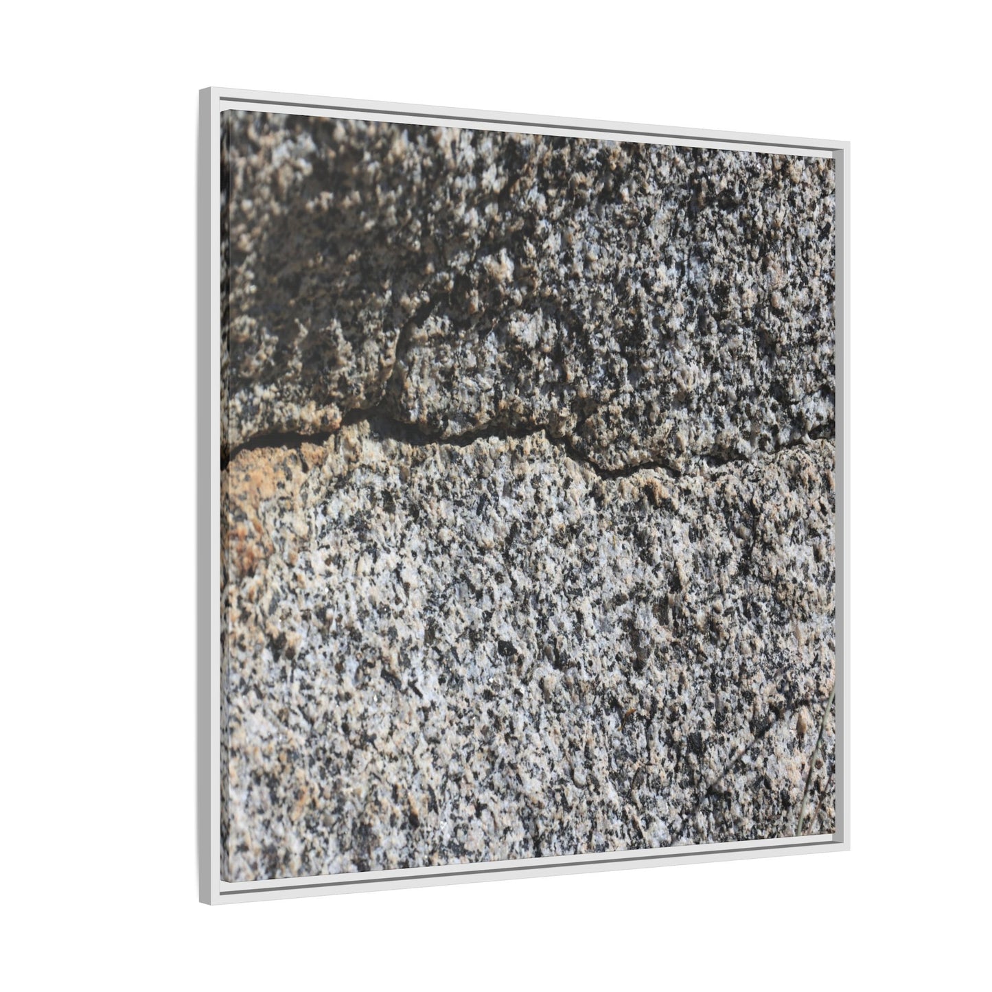 Weathered Stone Surface - Unique Stretched Canvas Wall Art