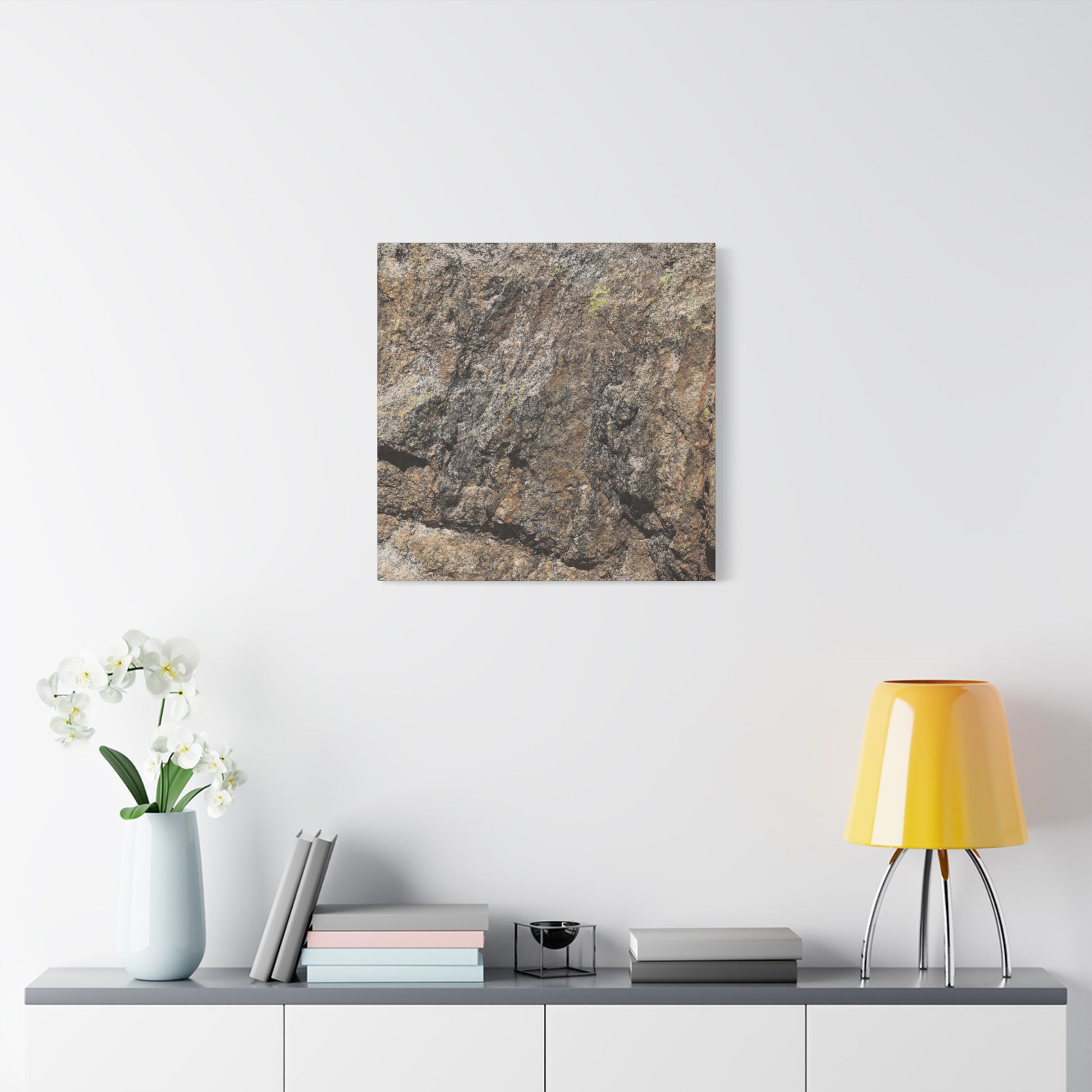 Weathered Stone Secrets - Unique Frameless Canvas Wall Art - Art By Earth