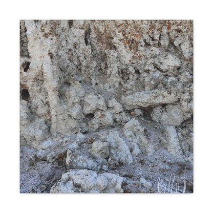 Cracked Earth Whispers - Unique Frameless Canvas Wall Art