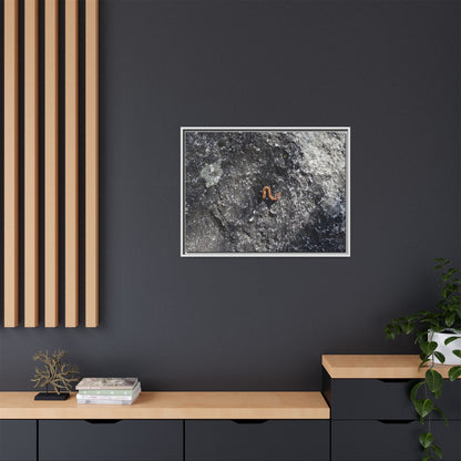 Volcanic Ash and Copper - Unique Stretched Canvas Wall Art - Art By Earth