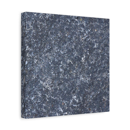 Frozen Whispers of Stone - Unique Frameless Canvas Wall Art - Art By Earth