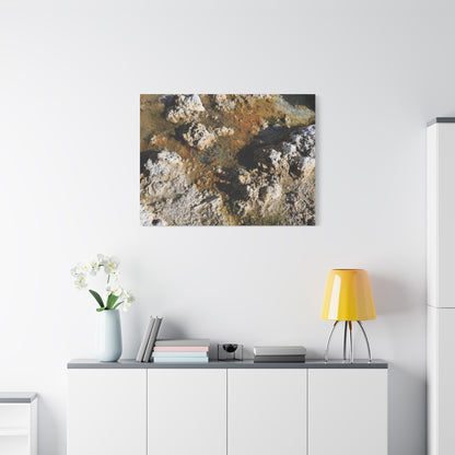 Mineral Landscape - Unique Frameless Canvas Wall Art