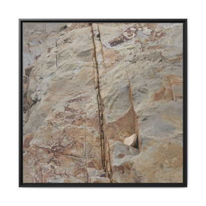 Sedimentary Symphony - Unique Stretched Canvas Wall Art - Art By Earth