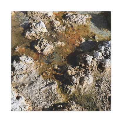 Mineral Landscape - Unique Frameless Canvas Wall Art