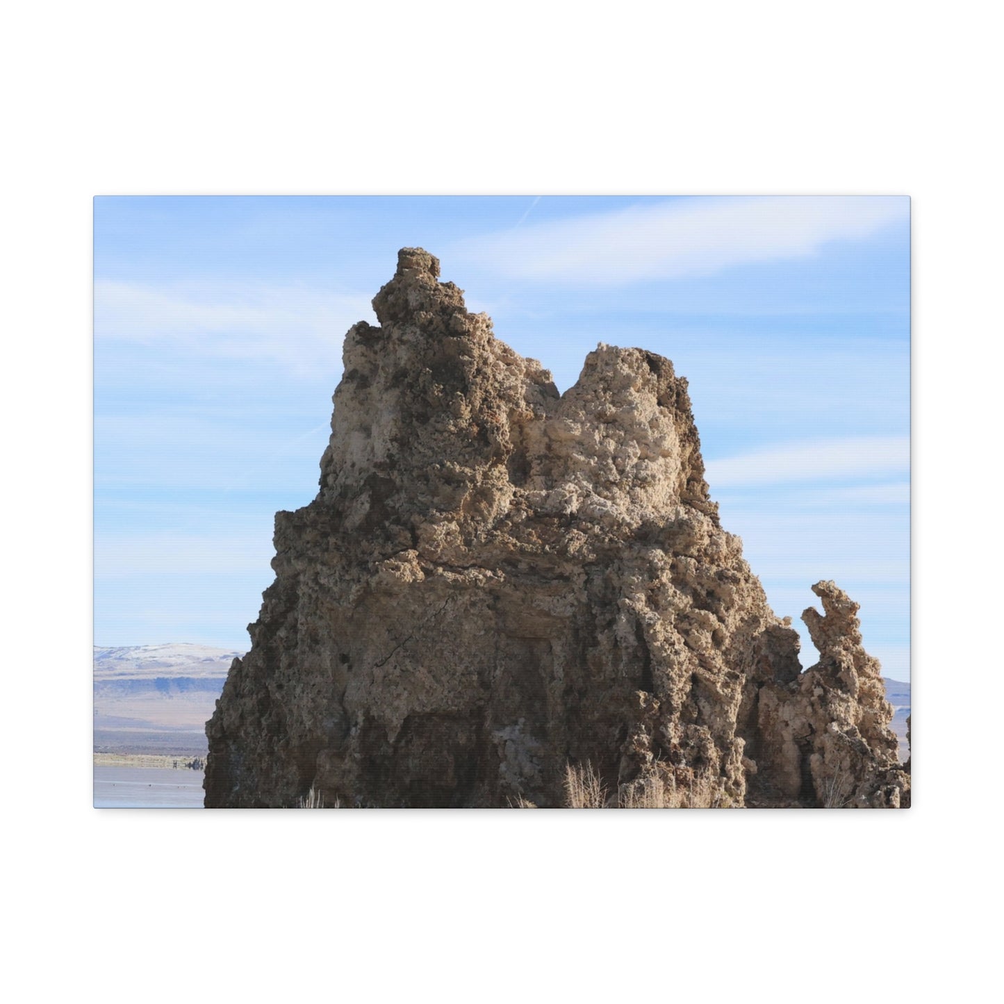 Mono Lake Monolith - Unique Frameless Canvas Wall Art