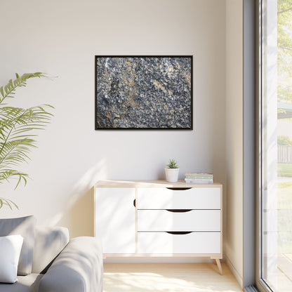 Crystalline Echoes - Unique Stretched Canvas Wall Art - Art By Earth