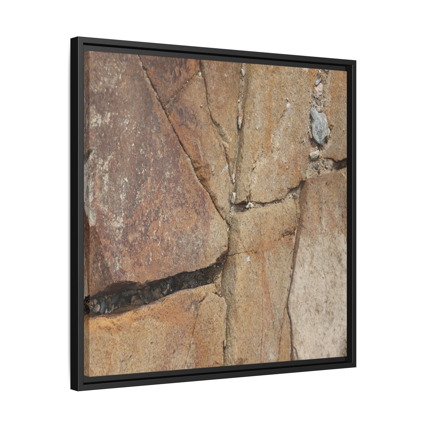 Rusty Crevices - Unique Stretched Canvas Wall Art - Art By Earth